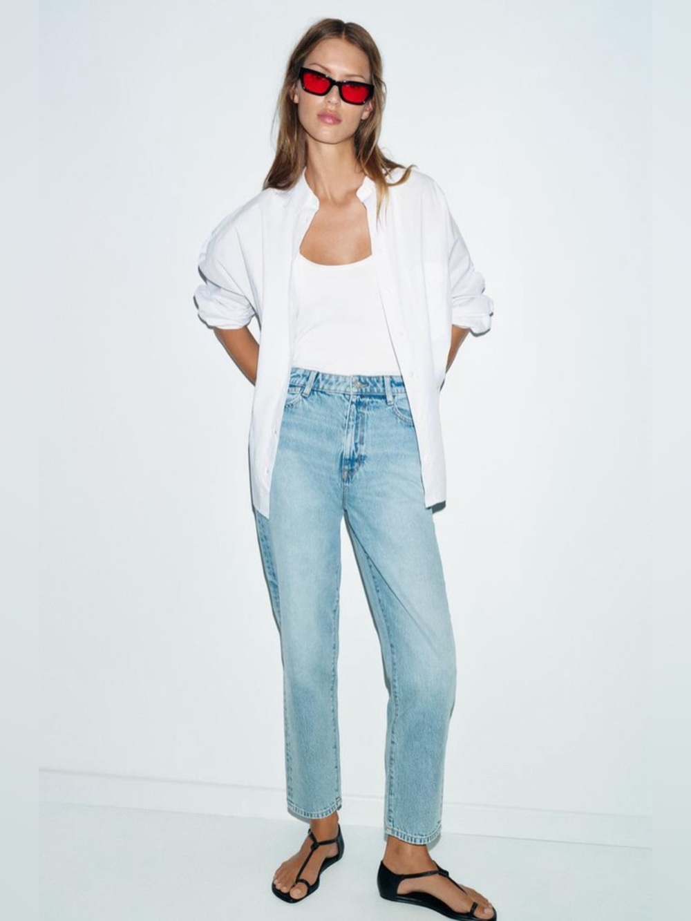 ZARA HIGH WAIST - MOM LEG - ANKLE - RIGID